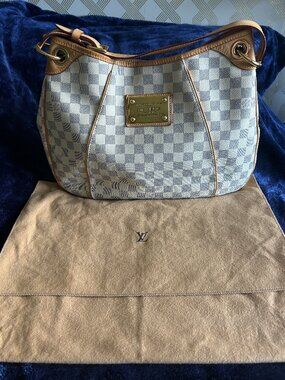 Authentic Louis Vuitton Damier Azur Galliera PM